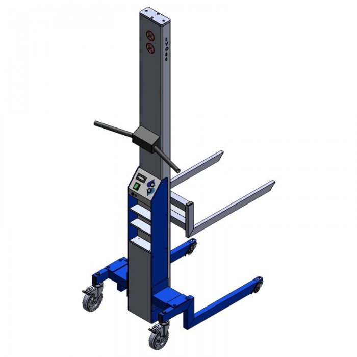 Elevator Mobil Cu Furca 610 mm x 405 mm-Echipamente De Ridicat Si Manipulat