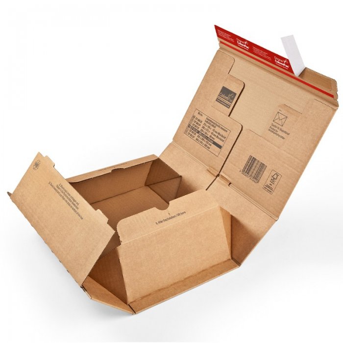 Cutii Cu Autosigilare ColomPac® Pentru Produse Electronice-Cutii Carton Cu Folie De Retentie