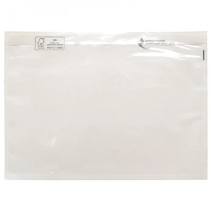 Set 100 Plicuri Port Document Autoadezive, C4/C5/C6/DL-Plicuri Si Pungi Curierat