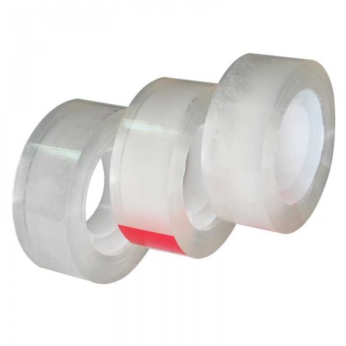 Banda Adeziva Transparenta 19mm x 30m Lungime 30 m, Latime 19 mm, Grosime 36 my, Culoare Transparent, Buc / Pachet 6-Birotica...