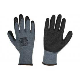 Manusi Lucru BREEZE LITE Marime 10/XL, Material poliester - bumbac-latex poros, Greutate 34GR/Manusa gr, Culoare tricot gri-a...