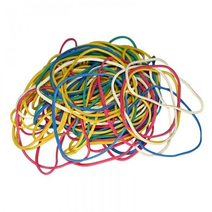 Elastice pentru bani, D 50 x 1,5 mm, 70g/punga Latime 1.5 mm, Diametru 50 mm, Greutate 70 gr-Elastice