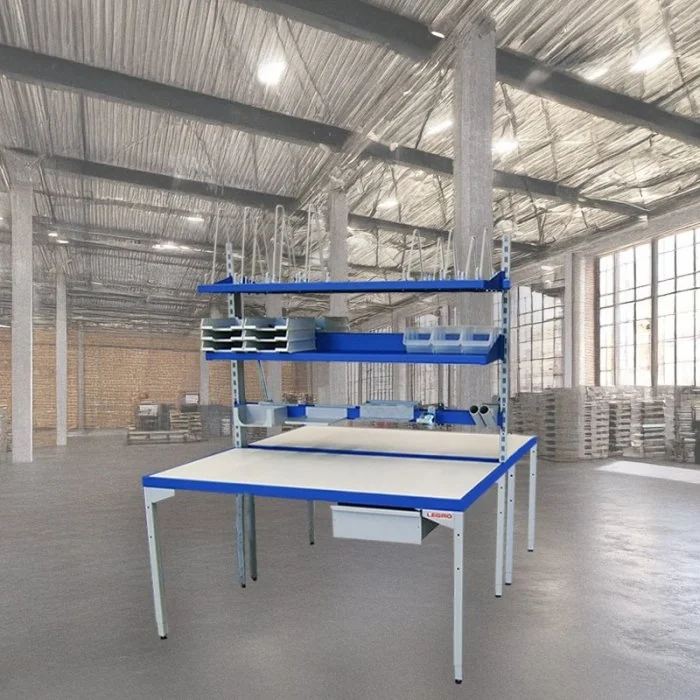 Statie Dubla De Ambalare LEGRO Pentru eCommerce, 160 x 85 cm Lungime 1600 mm, Latime 850 mm-Mese De Ambalat Profesionale