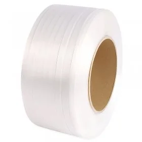 Banda Paletizare PP Lungime 2000 m, Latime 12 mm, Utilizare Automata, Grosime 0.70 mm, Culoare Alb, Diametru Tub 200 mm-Benzi...