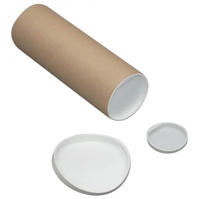 Capace Tub Carton Diametru 25 mm, Material Plastic, Culoare Alb, Buc / Pachet 10000-Tuburi Din Carton