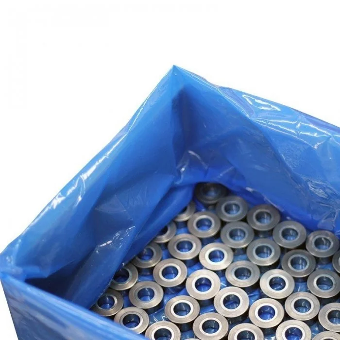 Saci Si Huse VCI Anticoroziune Latime 1275 mm, Inaltime 2000 mm, Pliu 2 x 435 mm, Grosime 80 my, Culoare Albastru, Buc / Pach...