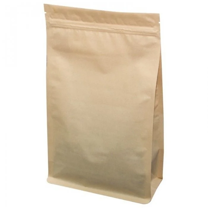 Pungi Kraft Cu Fereastra Si Inchidere Fermoar Latime 150 mm, Inaltime 255 mm, Volum 1500 ml, Burduf Inferior 2 x 40 mm, Burdu...