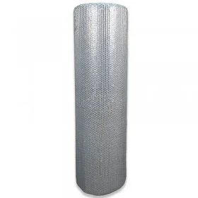 Folie Cu Bule Mici Aluminizata Latime 1200 mm, Lungime 34 m, Straturi 3, Grosime 80 my, Culoare Argintiu-Folie Cu Bule De Aer...